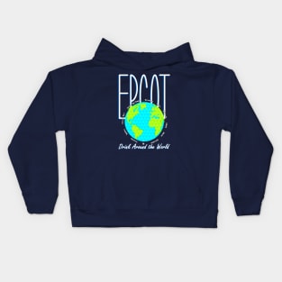 Epcot - Drink Around the World Kids Hoodie